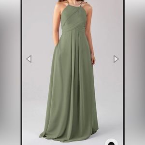 Green bridesmaid dress